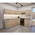 Zestaw mebli kuchennych 230x210 cm Bolonia Sonoma UA