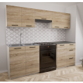 Zestaw mebli kuchennych 220cm Odessa Sonoma UC