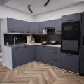 Zestaw mebli kuchennych 170x250 cm Petersburg Antracyt UC