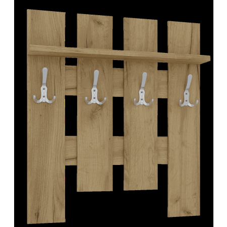 Wieszak ażurowy ścienny 70x60 Dąb Craft A