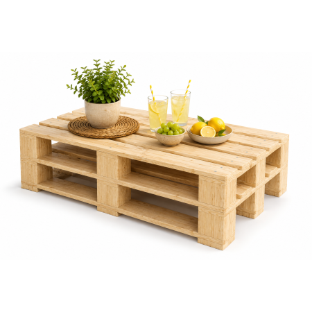 Meble ogrodowe paletowe drewniane Stół 120x80