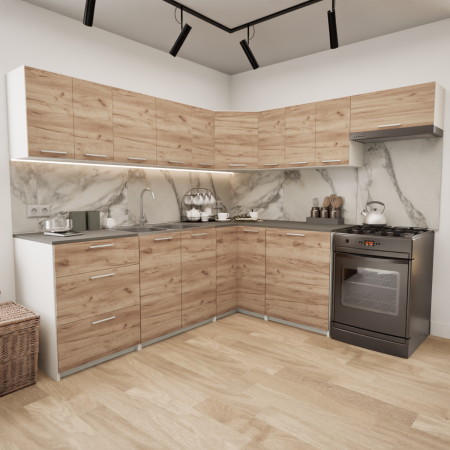 Zestaw mebli kuchennych 230x210 Rodos Craft UA